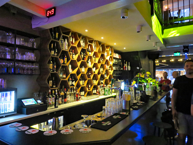 Late-night dancing inside Bar Blend Amsterdam